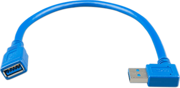 Victron USB Extension Cable 0.3m One Side Right Angle - Livestainable.co.za