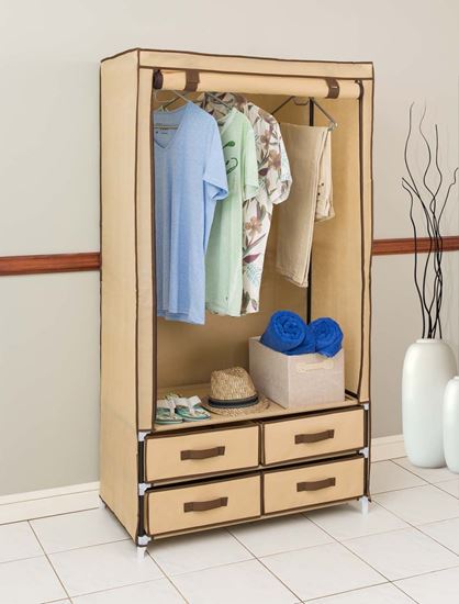 The Laundry House 4-Drawer Hanging Wardrobe