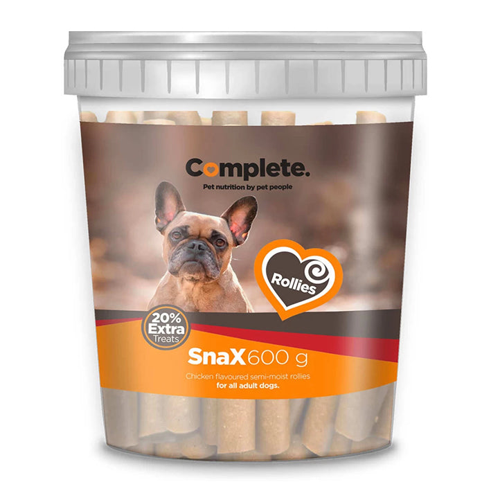 Complete Snax Treat Chicken Rollies 600g
