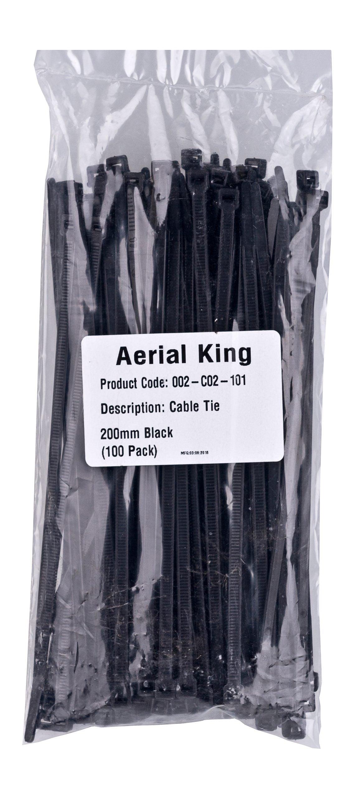 Cable Tie 205 Mm Black (100/Pac - Livestainable.co.za