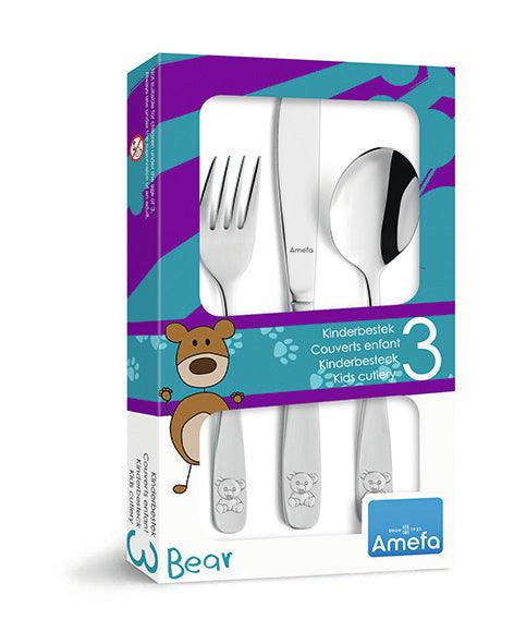 Teddy Kiddies Cutlery 3 Pce Set - Livestainable.co.za