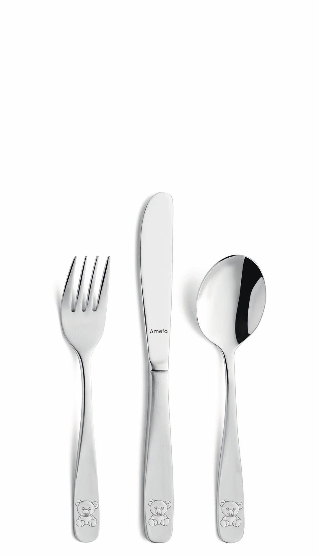 Teddy Kiddies Cutlery 3 Pce Set - Livestainable.co.za