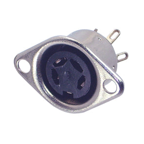 Socket Din 4 W P/M W/Flange 005504 000