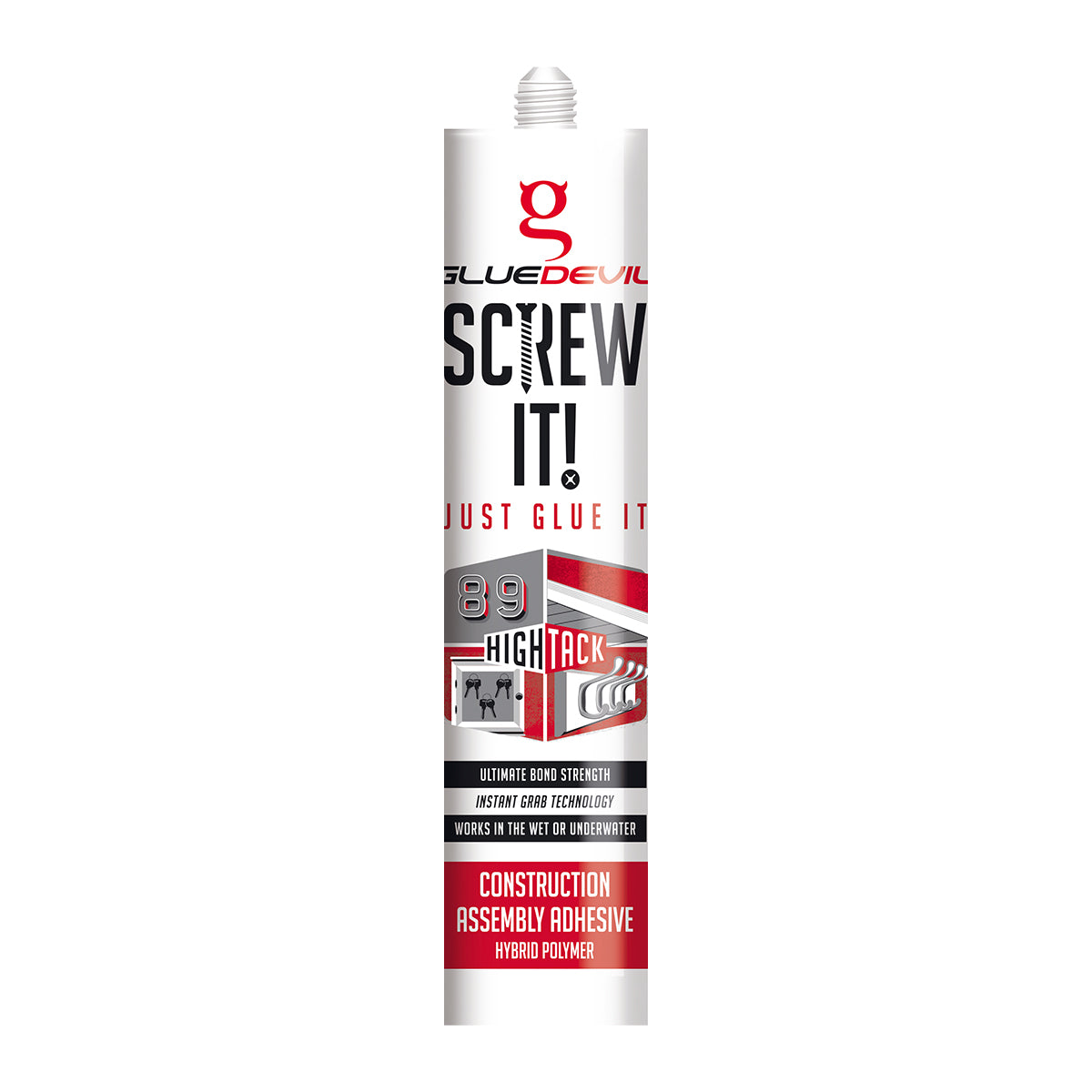 Gluedevil Screw It! Just Glue It White 290 Ml