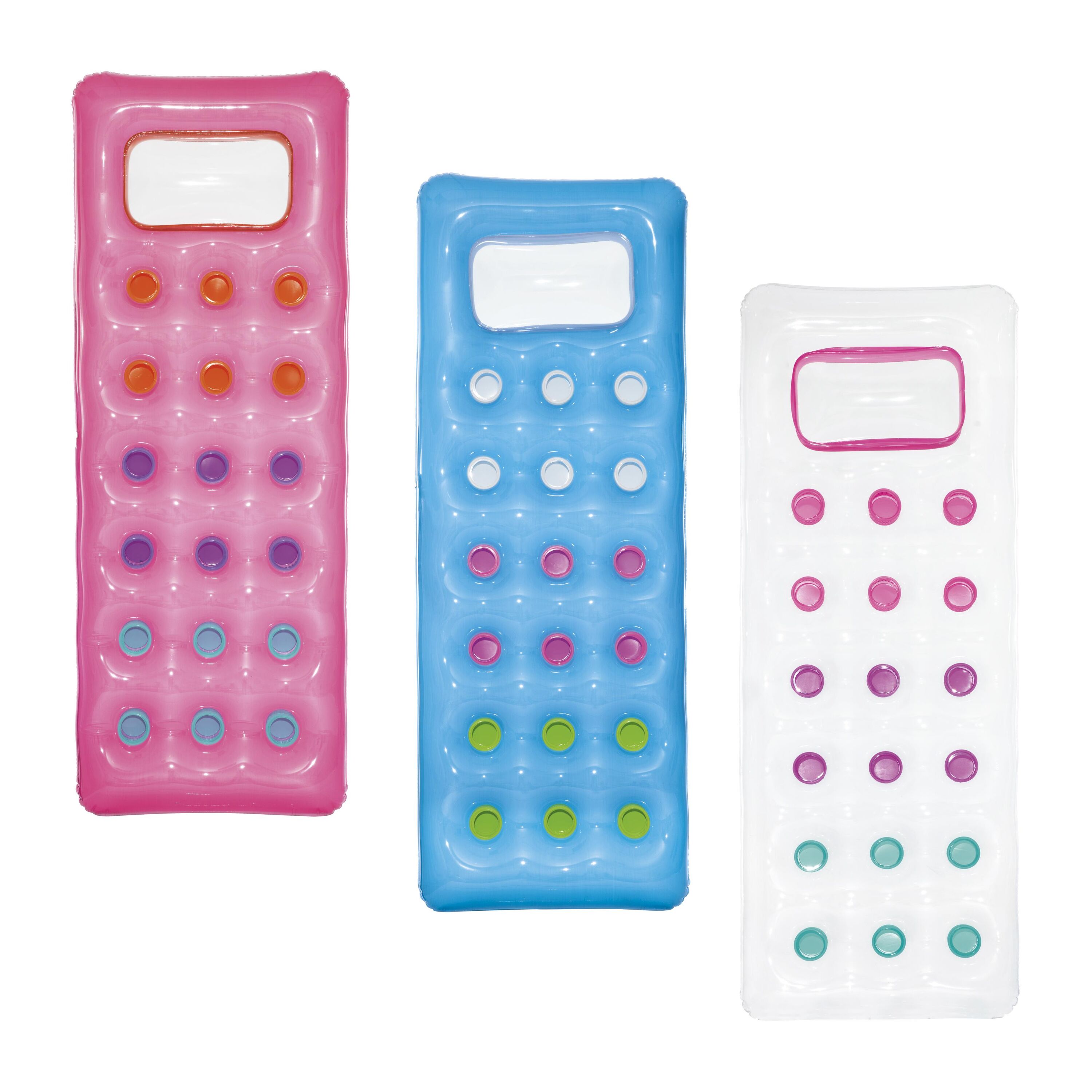 Bestway 1.88 M X 71 Cm Summer Colors Transparent Floating Mat