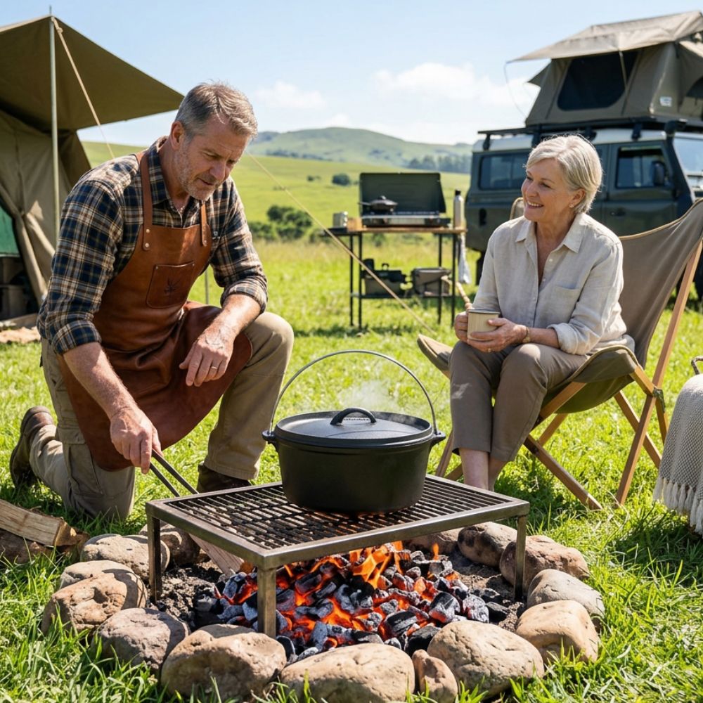 Afritrail Flat Potjie Pot 3.8 Lt
