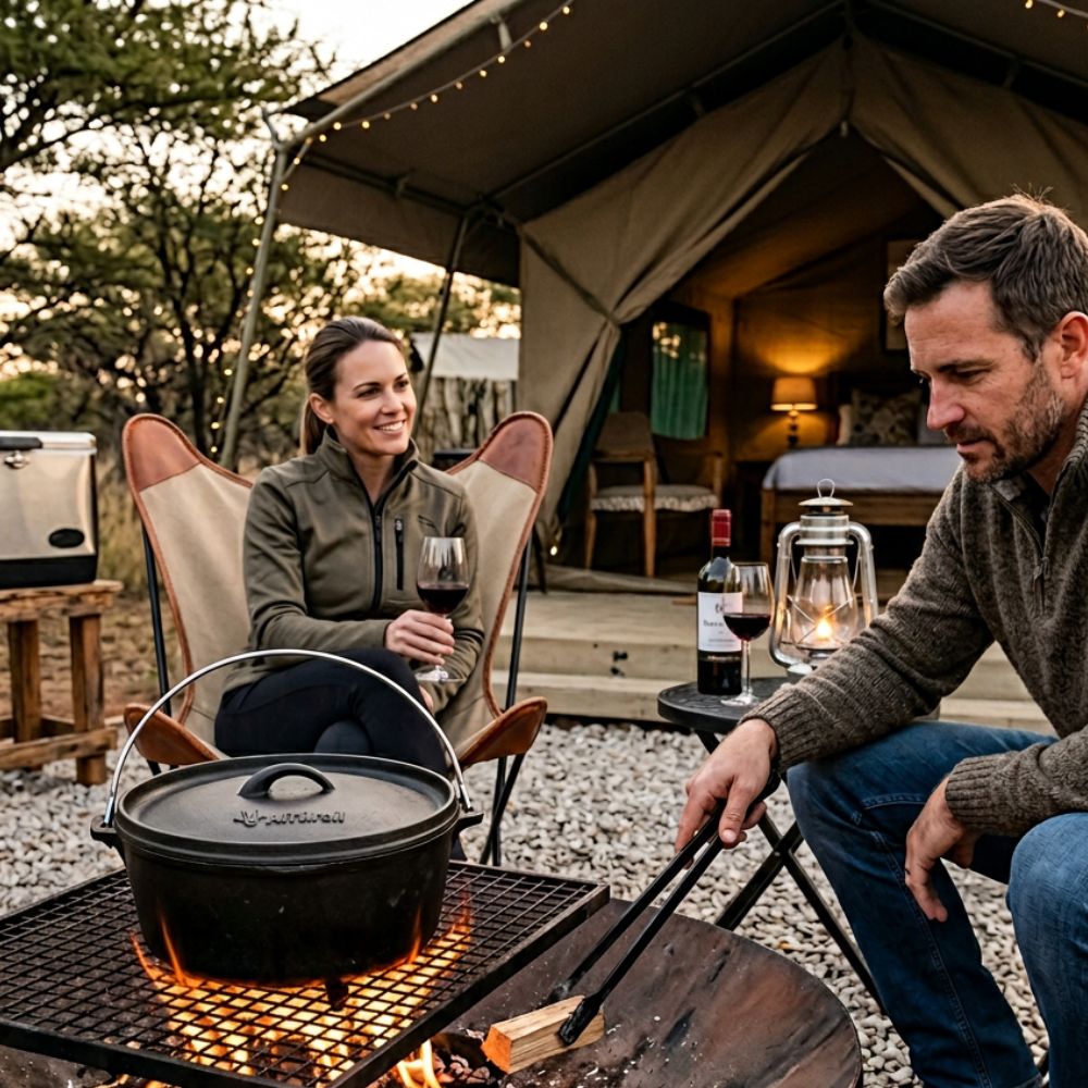 Afritrail Flat Potjie Pot 3.8 Lt