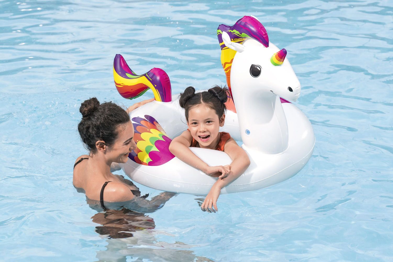 Bestway 119cm X 91cm Fantasy Unicorn Swim Ring