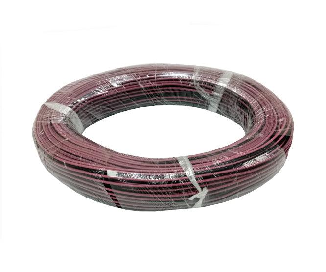 0.5mm Twin Flex Cable Pink/Black 65m/Roll 02786 Br - Livestainable.co.za