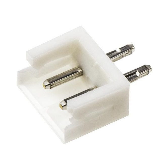 2 W Header Sil Str 2.5mm White F/Lock 23175 Evj 02