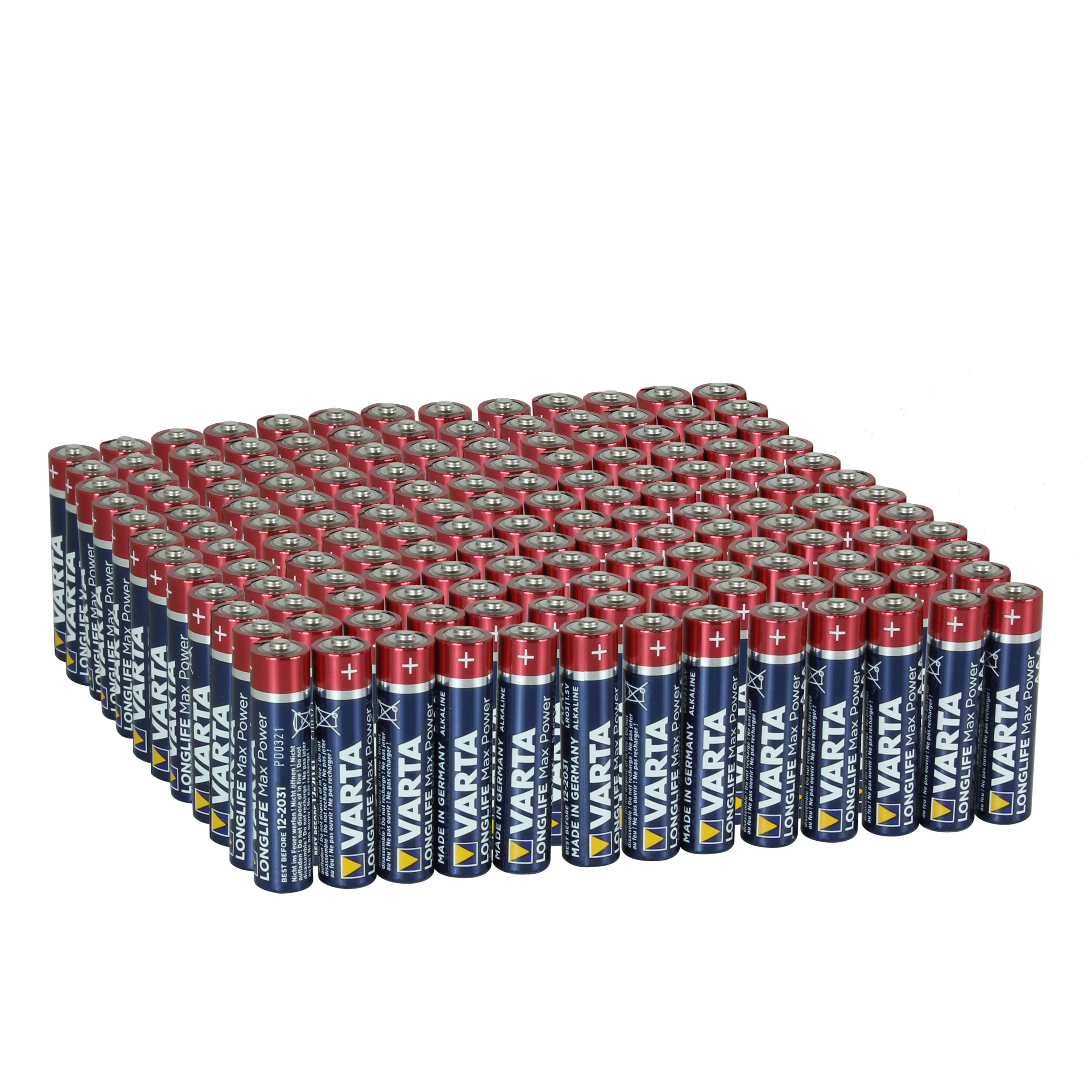 Longlife Max Power Batteries Aaa Bulk Pack 160 Pcs