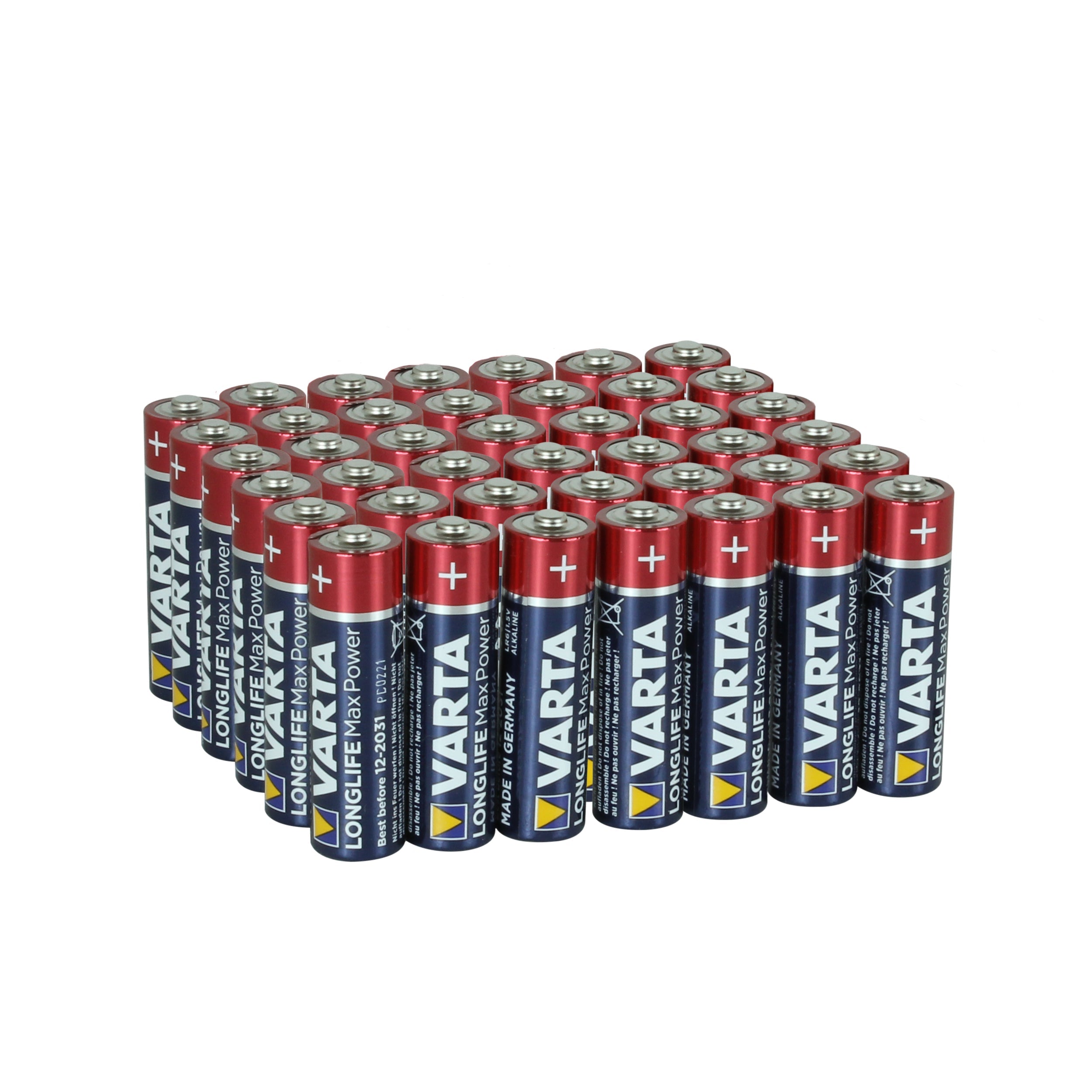 Longlife Max Power Batteries Aa Bulk Pack 160 Pcs