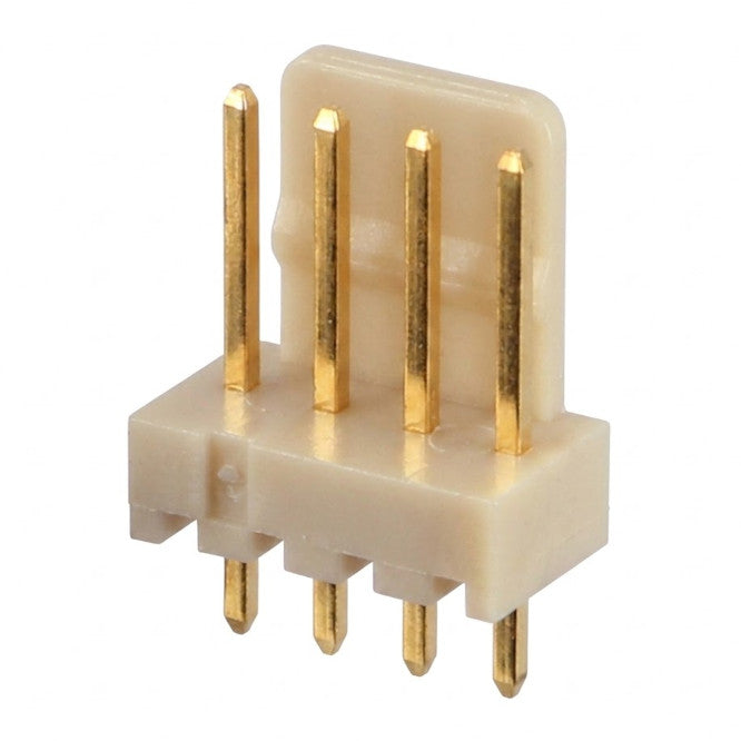 Header Sil Str 04 F/L 2.54mm Gold 04 Mpsg