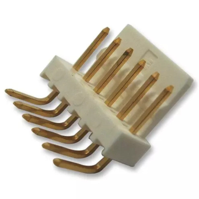Header Sil R/A 06 W F/L 2.54mm Gold 06 Mpr1