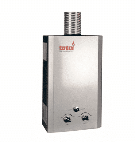 TOTAI 10L BATTERY IGNITION GAS WATER HEATER - Livestainable.co.za