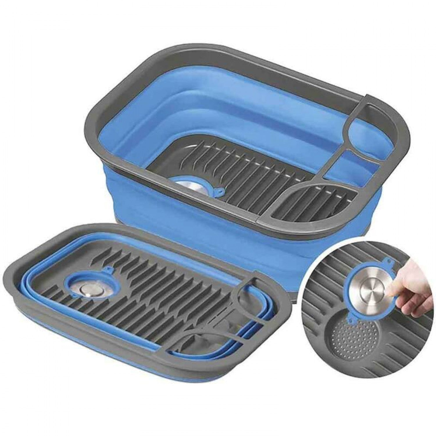 Popup Popup Dish Tray And Tub 15 L Blue
