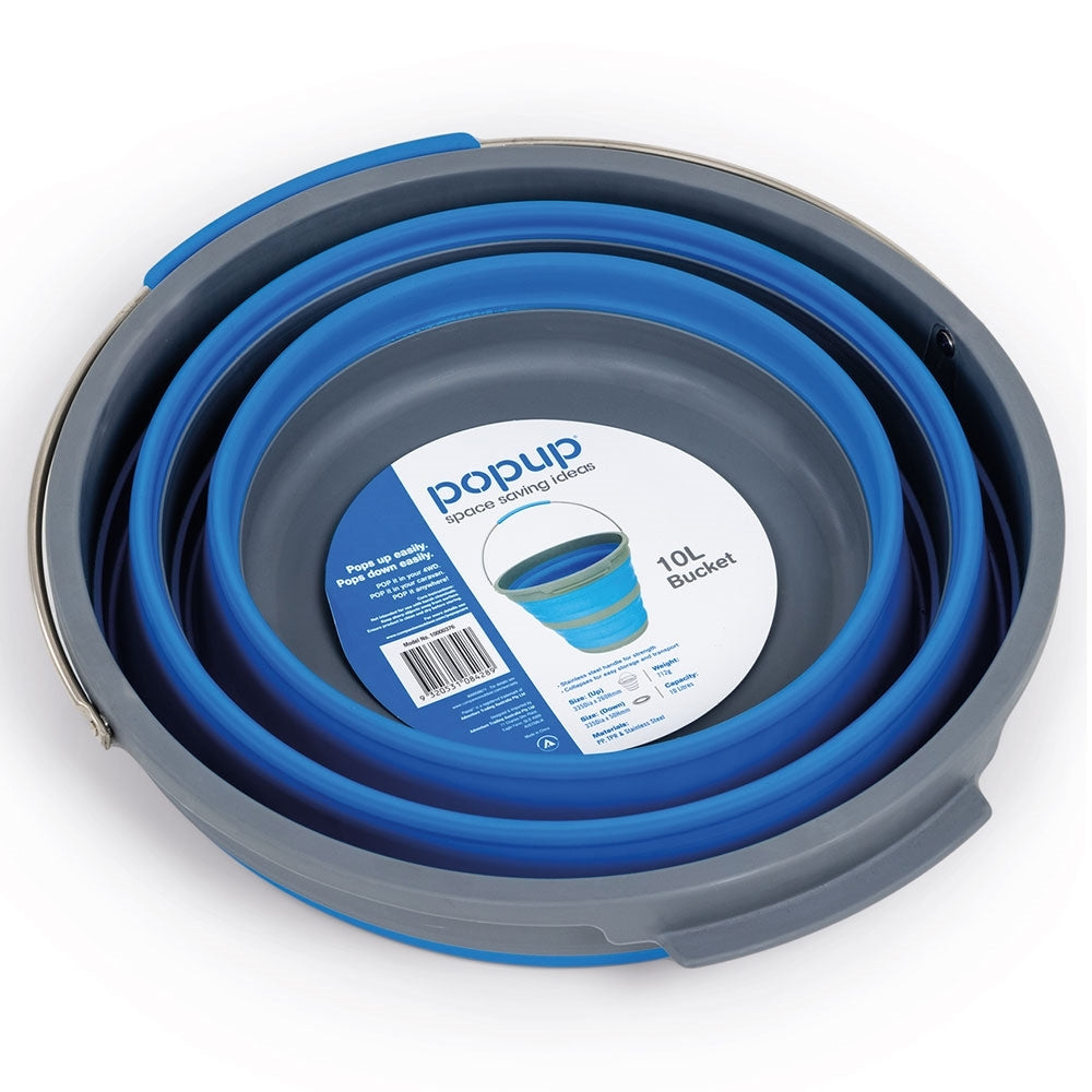 Popup Popup Bucket 10 L Blue