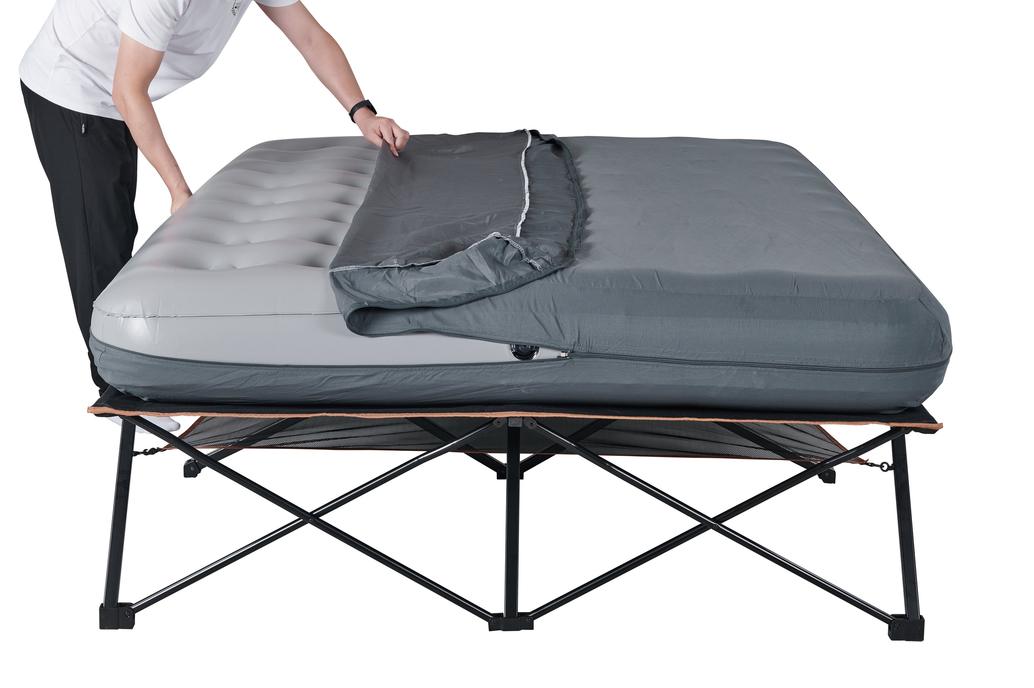 O Ztrail Anywhere Queen Deluxe Bed 240kg (120kg Per Side)