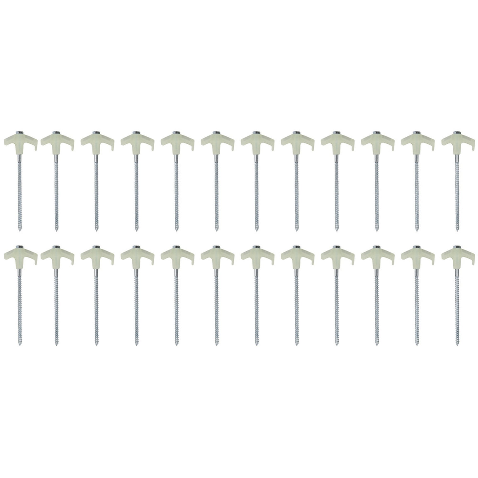 O Ztrail Glow In Dark Screw In Tent Peg Set 25 Piece