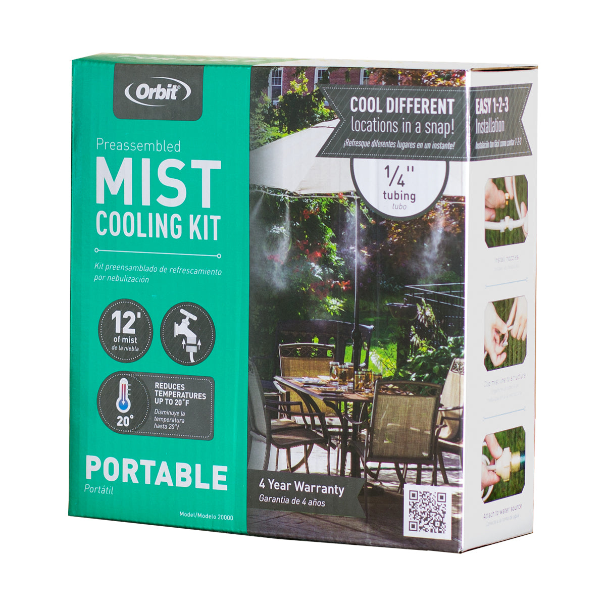 Orbit Misting Kit Outdoor 1/4 Inch Sml