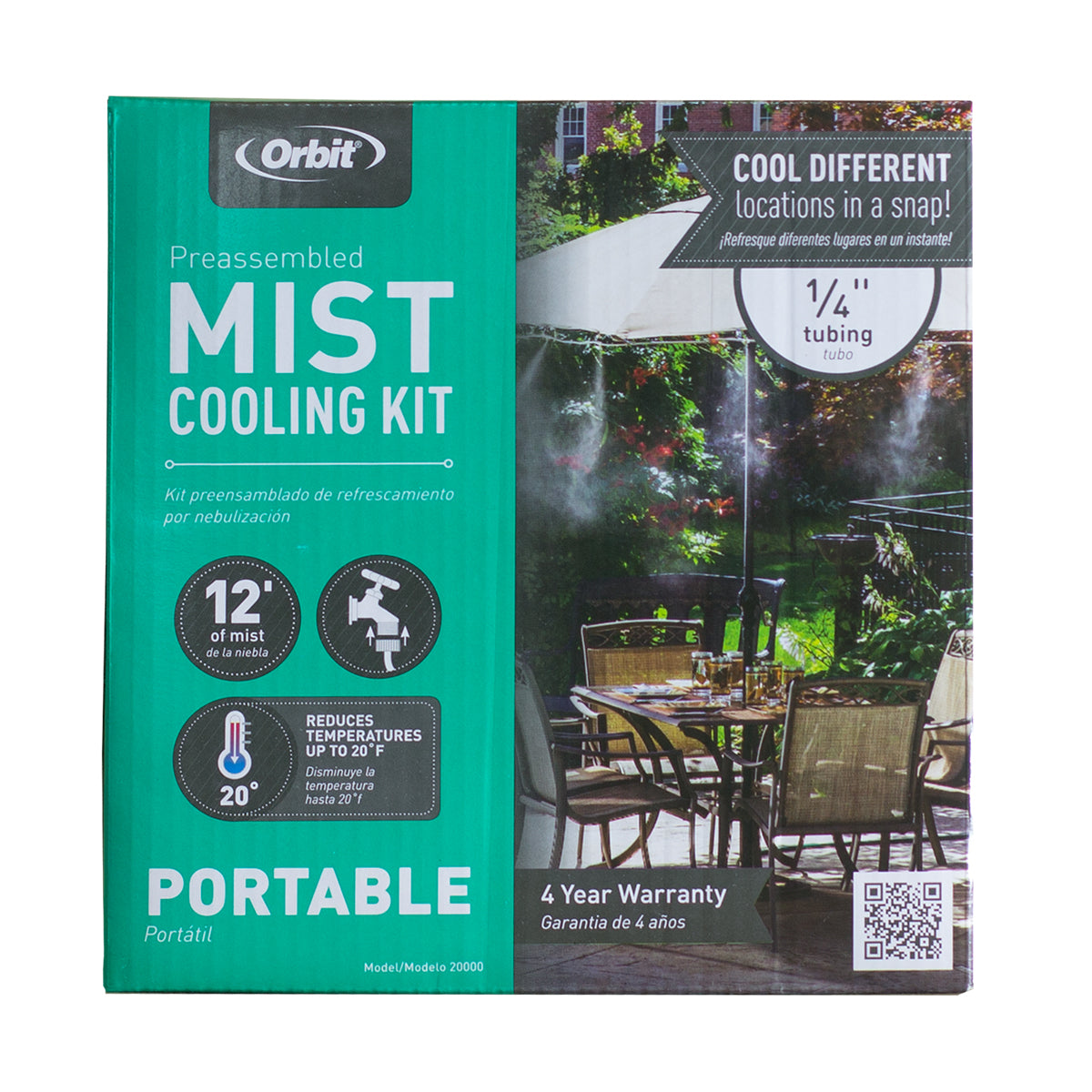 Orbit Misting Kit Outdoor 1/4 Inch Sml