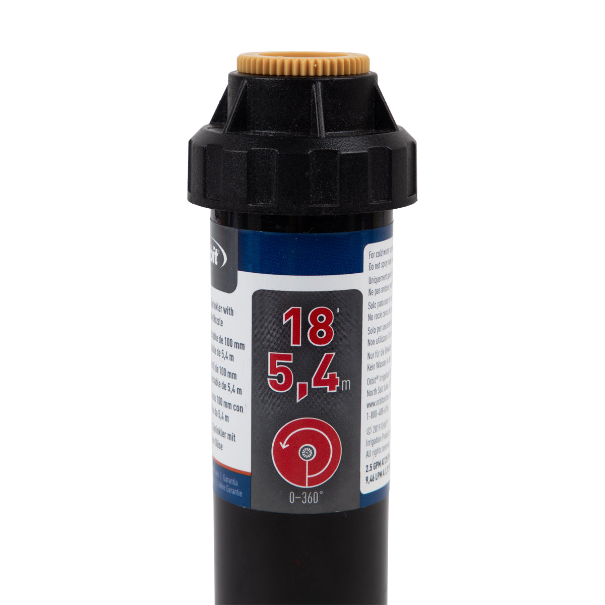 Orbit 300 S Sprinkler Pop Up Slim 100 Mm 5.4 M