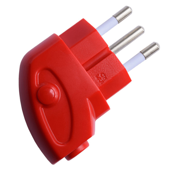 Slimline / Compact Dedicated Plugtop 16 A Red 1071 Rdp