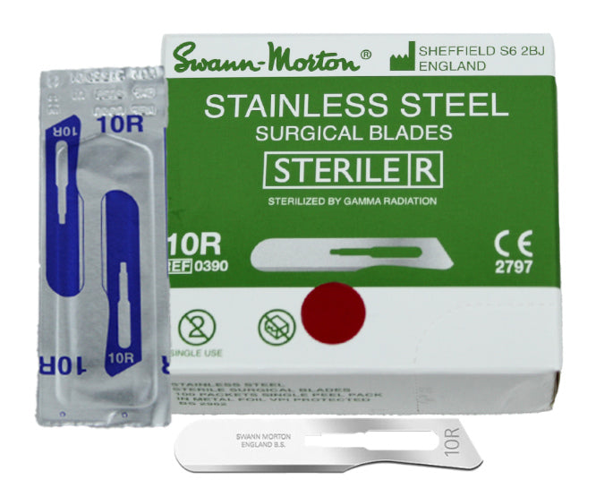 Ss Surgical Blades 10 R 100pcs/Box 10 R Stainless Steel