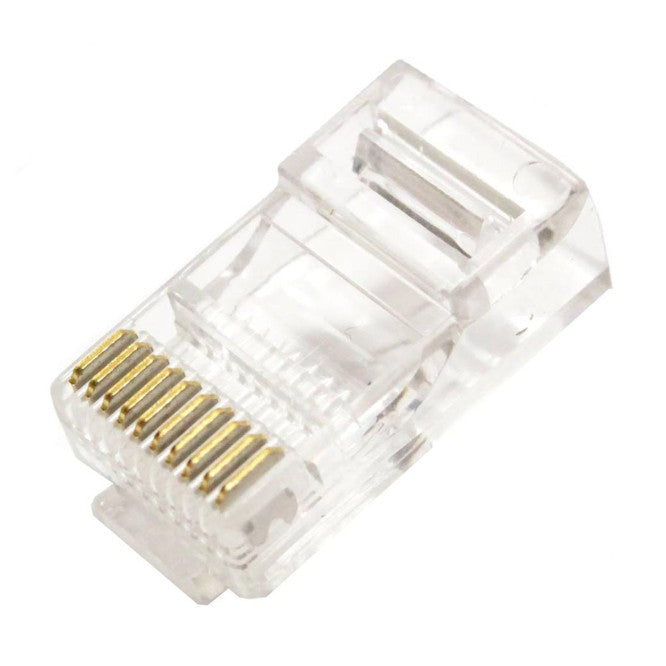 Plug Utp Modular Rj50 10 P10 C 2 Prong Flat Cable 10 W10 P