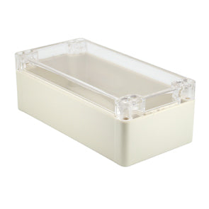 Ip65 Abs Enclosure Clear Lid 161x81x56mm 11 89 T