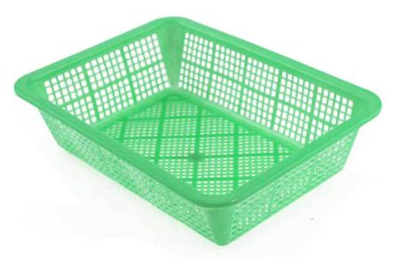 Preparation Plastic Basket 240x324x75 Green 1103 Gr