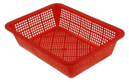 Preparation Plastic Basket 305x410x91 Red 1105 Rd