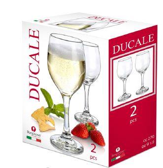 Ducale Wine Glass 270ml 2 Pck - Livestainable.co.za