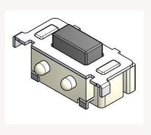 Smd Tactile Switch 8x3x3.6 Blk R/A 1112 Ea 3