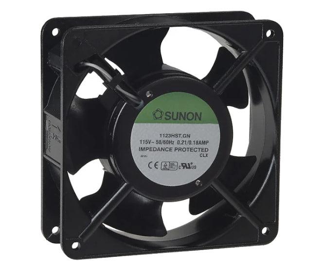 115 V Axial Fan 120sqx38mm Slv 85 Cfm Term Sp101 A 1123 Hst.Gn - Livestainable.co.za