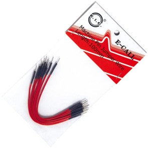Jumper Lead 70mm Plug Plug Red 10 P/Bag 0116 719 08 007