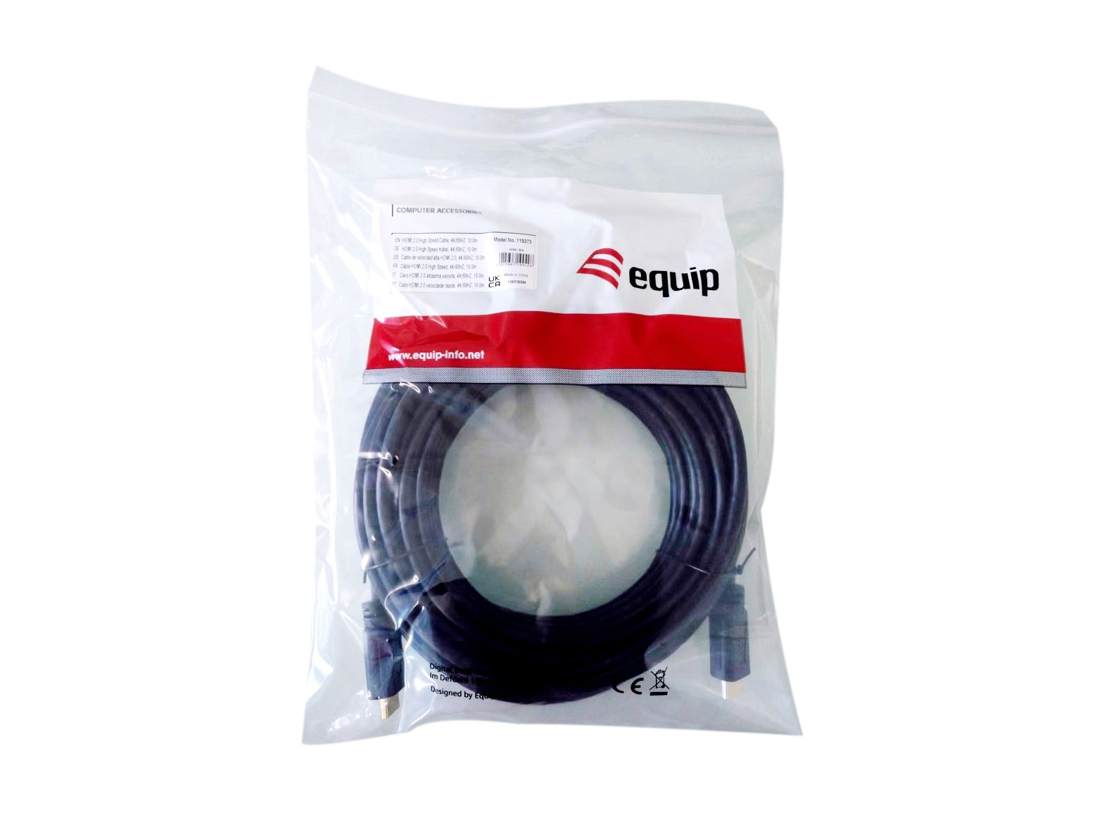 Equip HDMI Cable 1.4 A to A 15M 4K 30Hz High Speed
