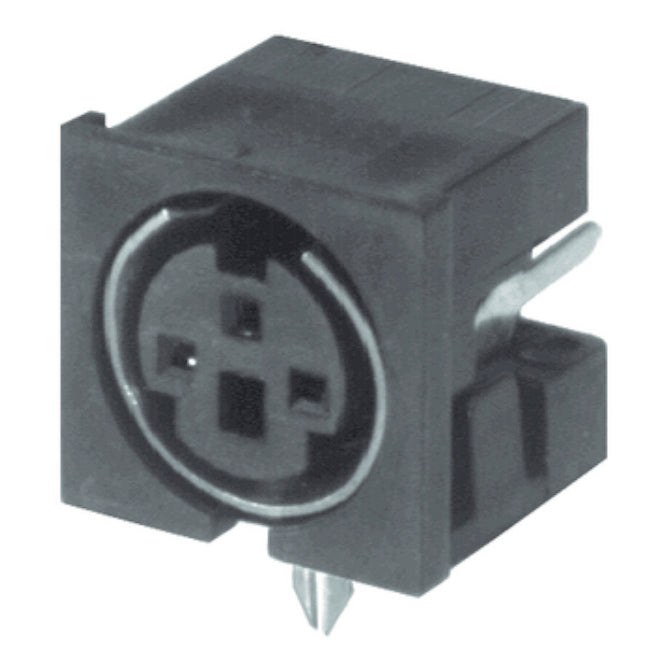 3 W R/A Mini Din Socket 03 Fprm