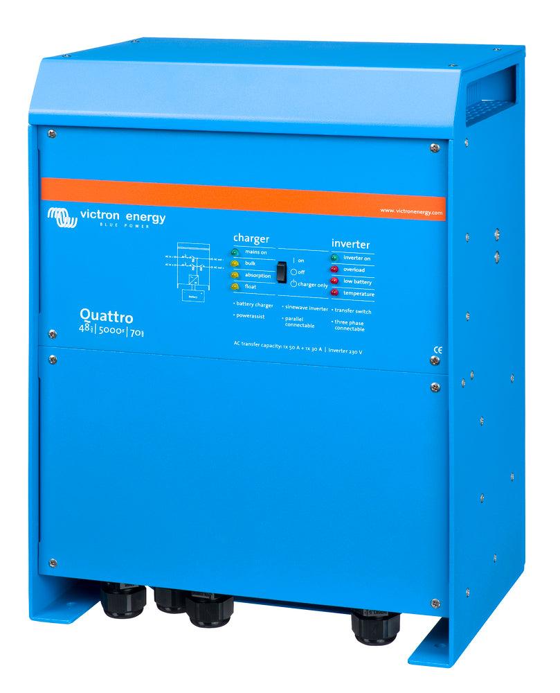 Victron Quattro 48/5000/70-100/100 230V Sine Wave Charger Inverter VE.Bus - Livestainable.co.za