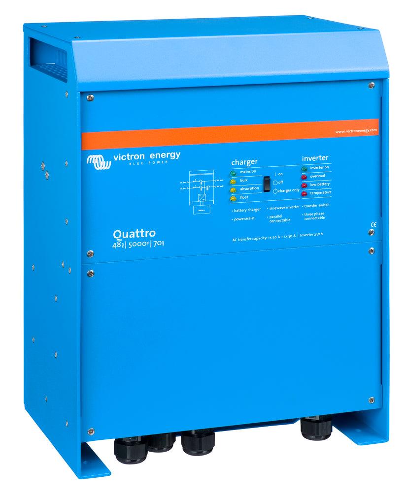 Victron Quattro 48/5000/70-100/100 230V Sine Wave Charger Inverter VE.Bus - Livestainable.co.za