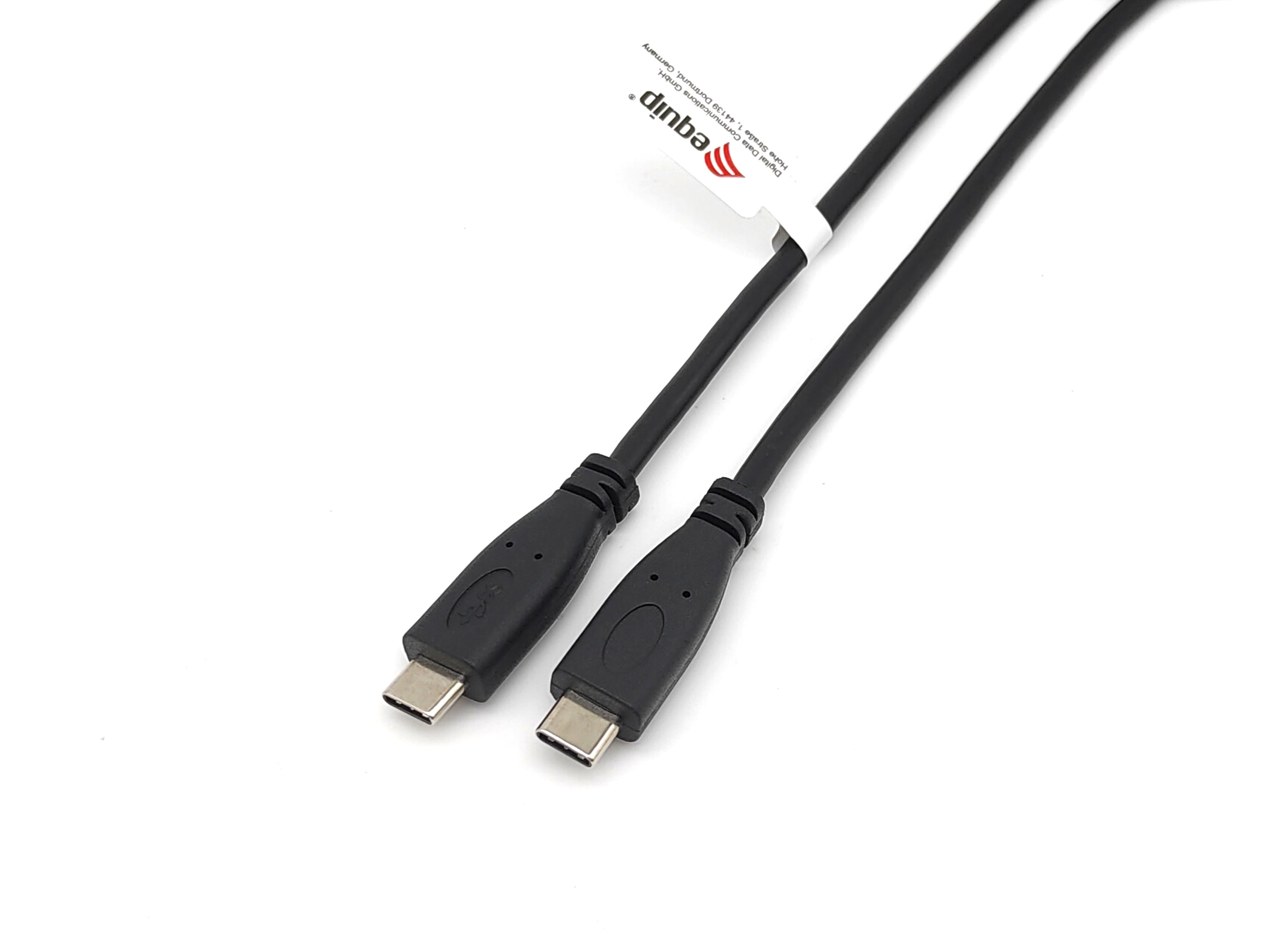 Equip USB-C Cable 2.0 Type C to Type C 1m 60W PD Black