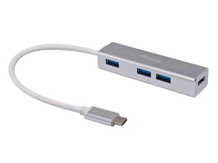 Equip USB-C 4-Port Hub Aluminum USB 3.2 Gen 1 for MacBook Chromebook