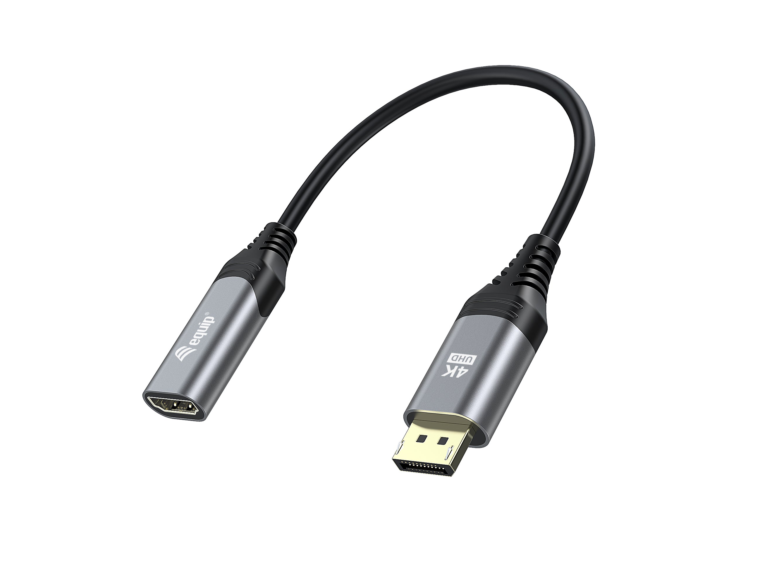 Equip DisplayPort to HDMI Adapter 4K 60Hz for TV and Monitor
