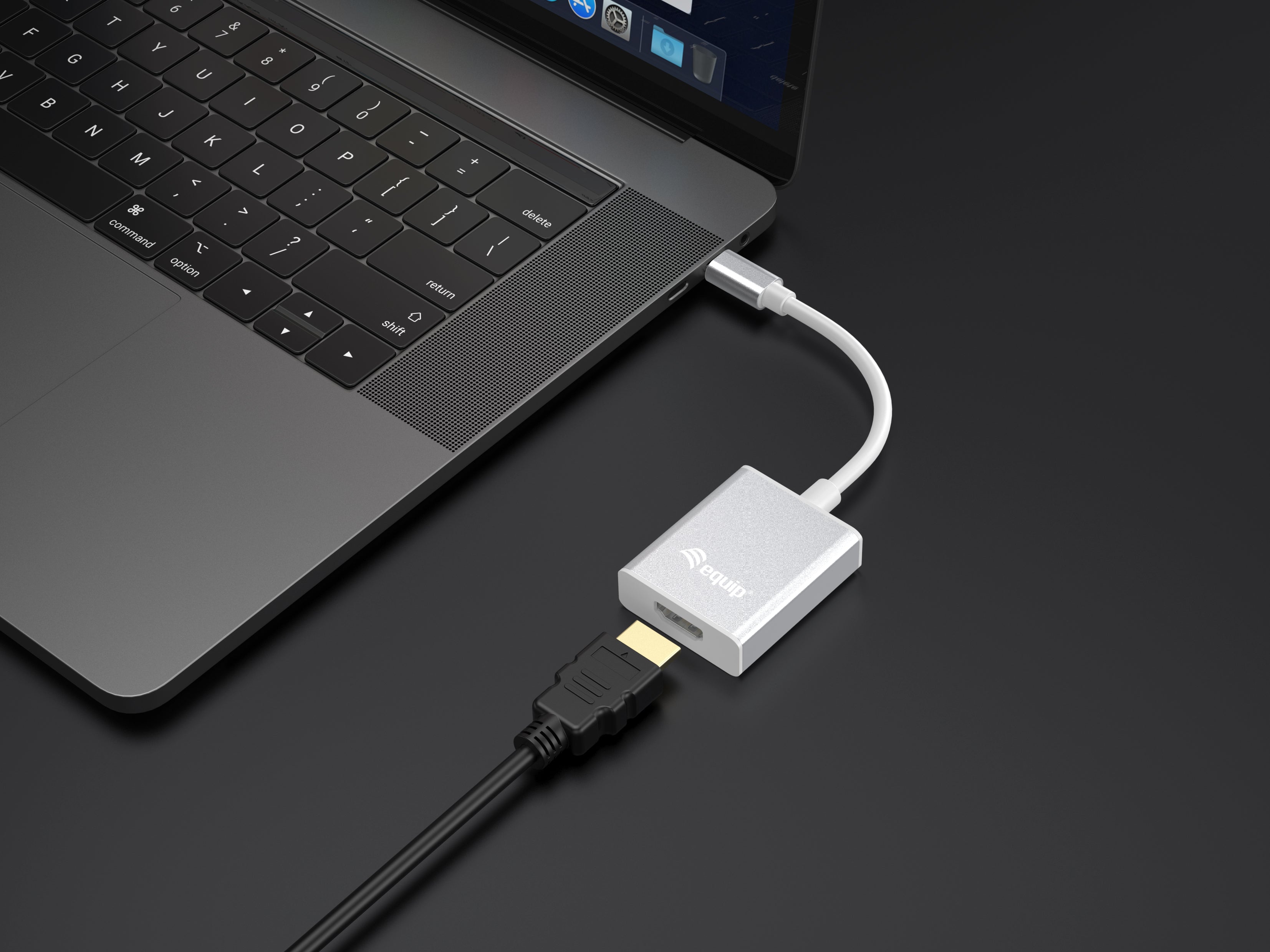 Equip Adapt USB Type C to HDMI Adapter 4K 30Hz 15CM