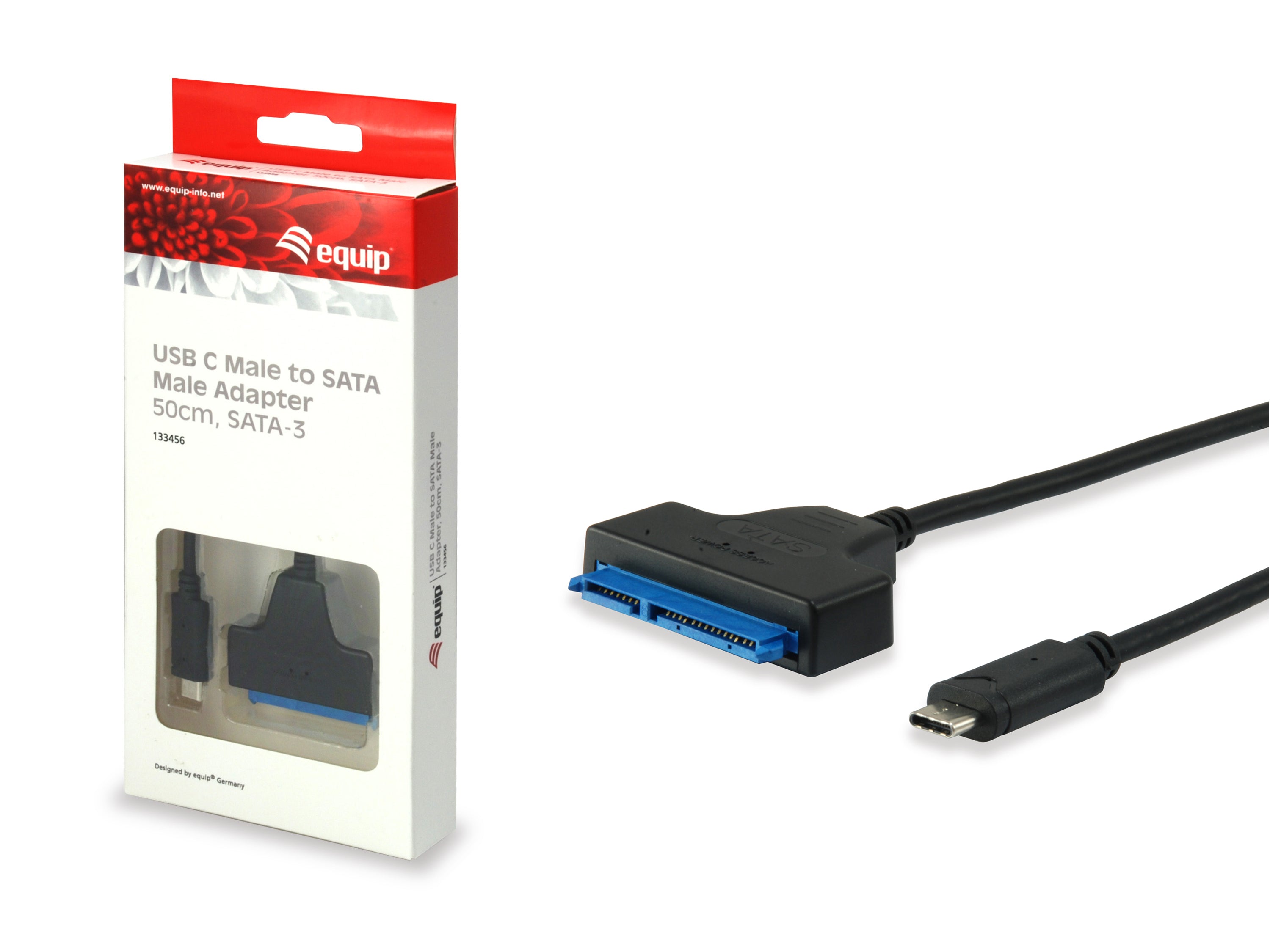 Equip USB-C to SATA Cable 50CM for External Drives