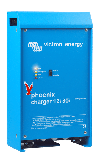 Victron Phoenix 12/30 (2+1) 120-240V Sine Wave Battery Charger - Livestainable.co.za