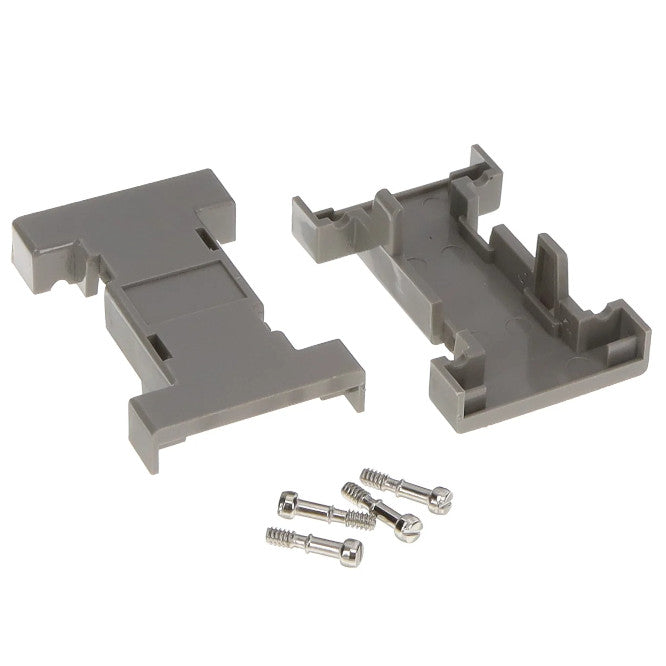 15 Way Dual D Sub Plastic Covers Grey 1515 Dcg
