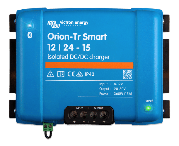 Victron Orion-Tr Smart 12/24-15A (360W) Non-Isolated DC-DC Charger - Livestainable.co.za