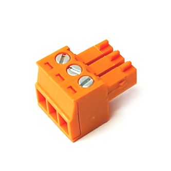 Socket Str 3 W Plug In 3.5mm Orange 15 Edgk 3.5 03 P 15 00 Ah