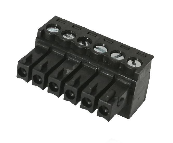 Socket Str 6 W Plug In 3.5mm Black 15 Edgk 3.5 06 P 13 00 Ah - Livestainable.co.za